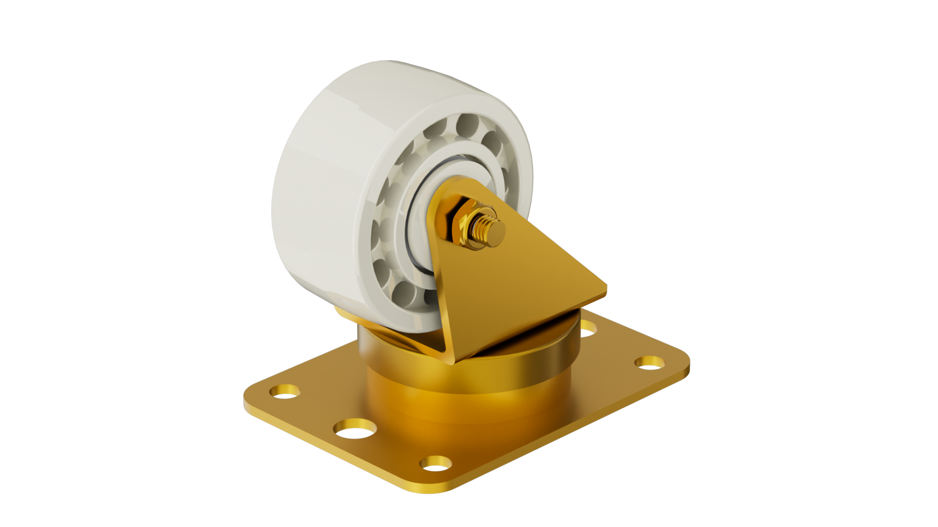 E2828-02-NY 70×34经济型不带护脚板机场运输轮_方形底板