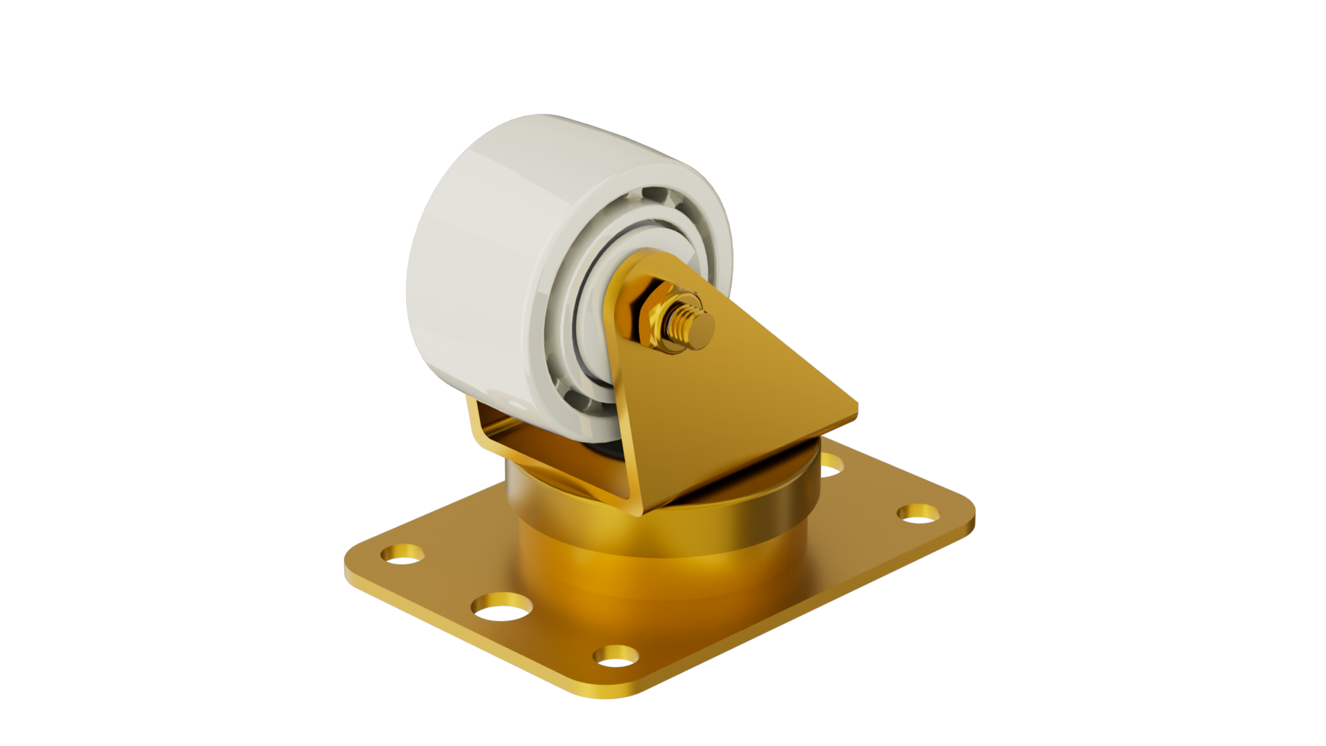 E2820-02-NY 58×34经济型不带护脚板机场运输轮_方形底板