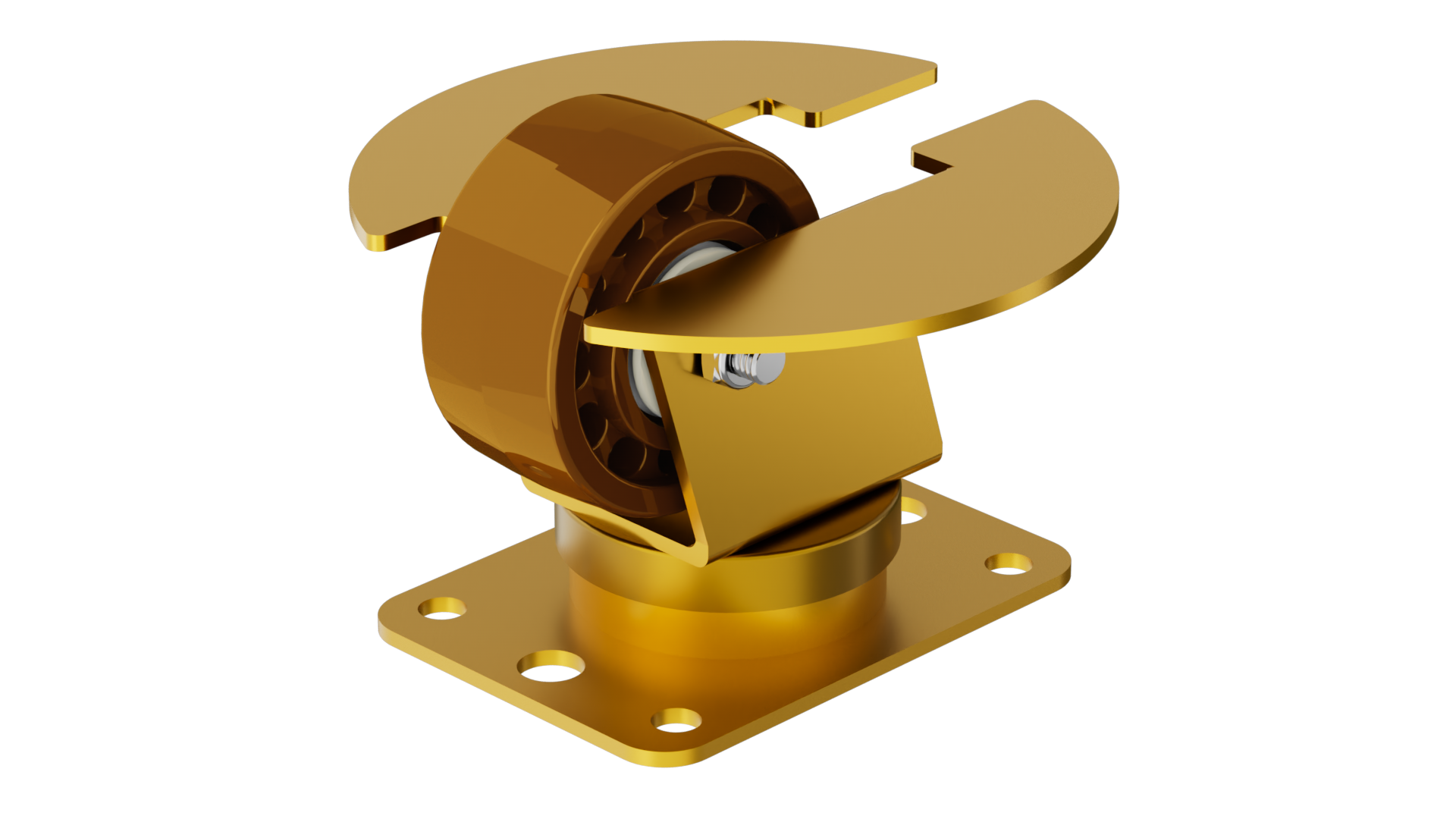 E2828T-02-NY 70×34经济型机场运输轮_方形底板