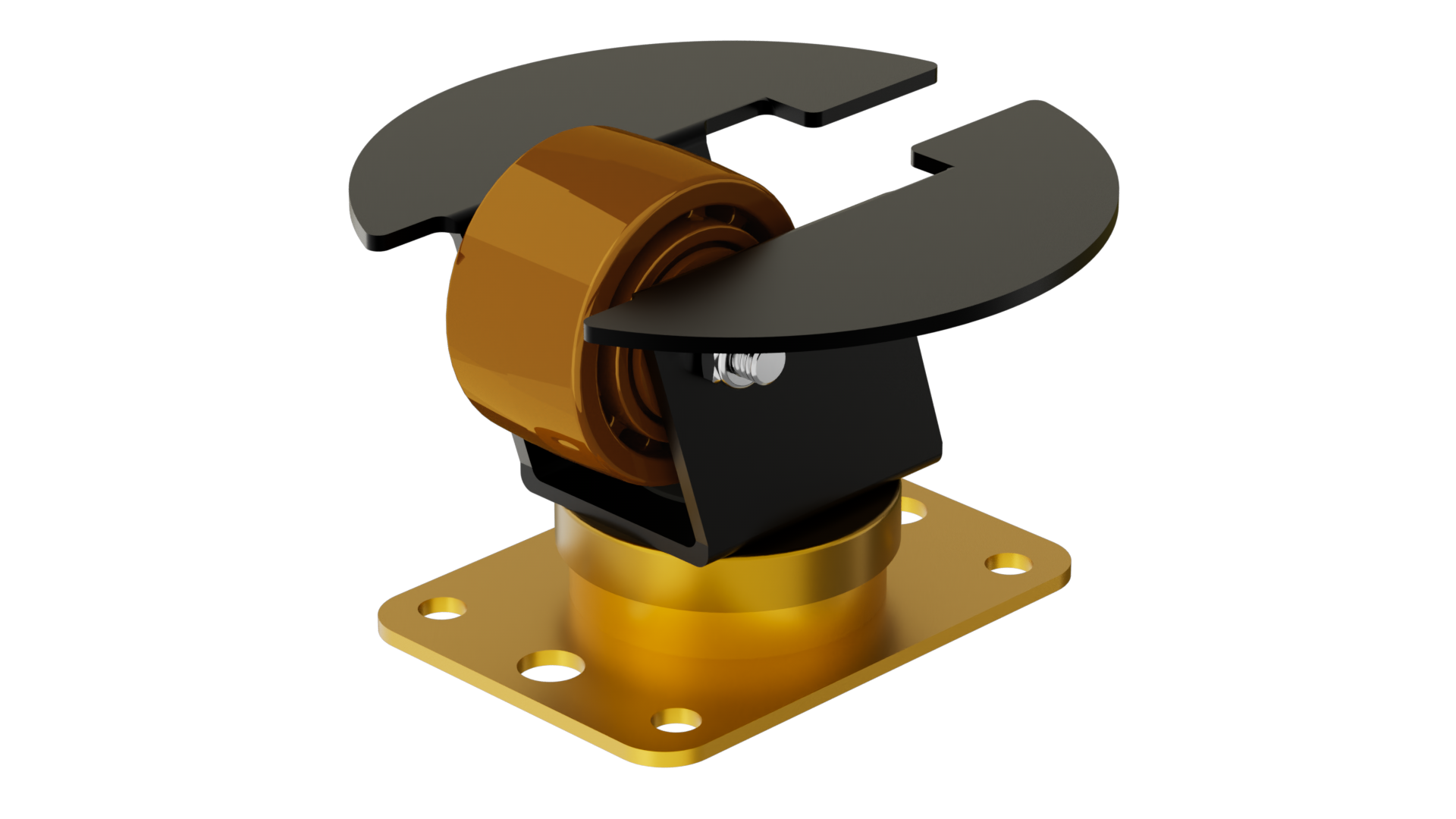 E2820T-02-NY 58×34经济型机场运输轮_方形底板