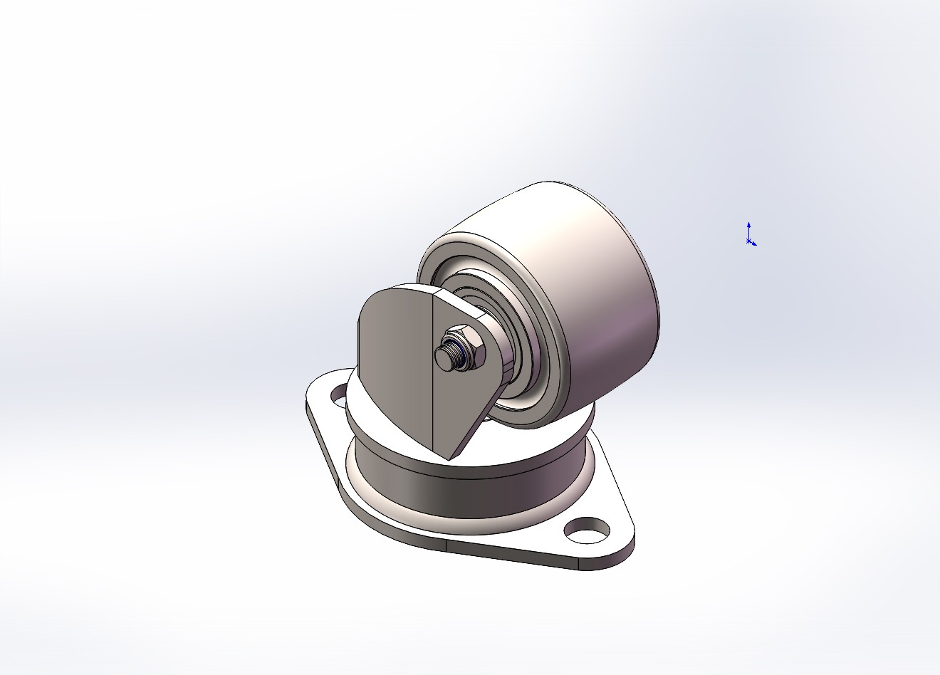 SS2822-01-SSDC 58x36mm 不锈钢机场轮不带托盘.STL