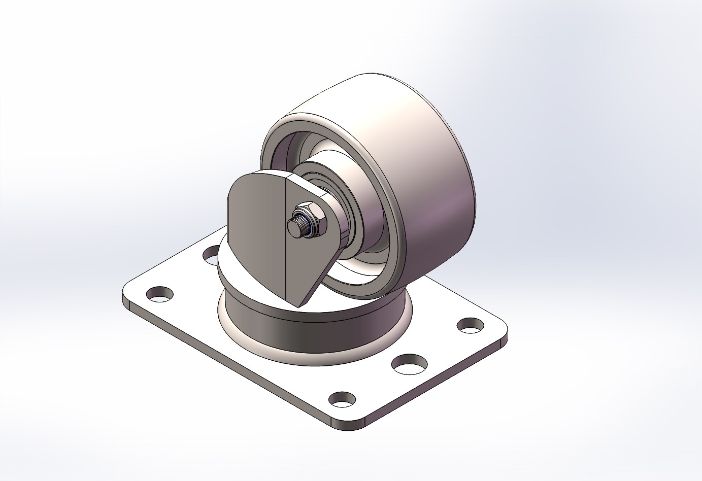 SS2828-02-SSDC 70x36mm 不锈钢机场轮不带托盘.STL