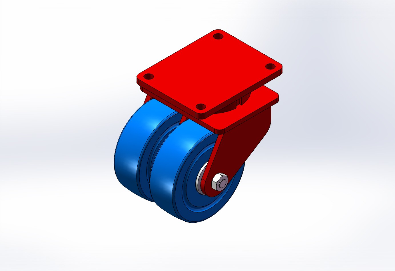 K80622-170135-MC.NY 6x2MC尼龙活动双孖轮