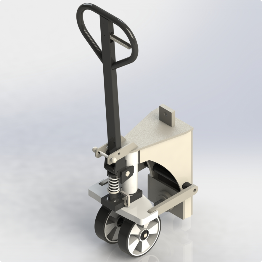 LCYK-30 3吨液压可提升集装箱脚轮