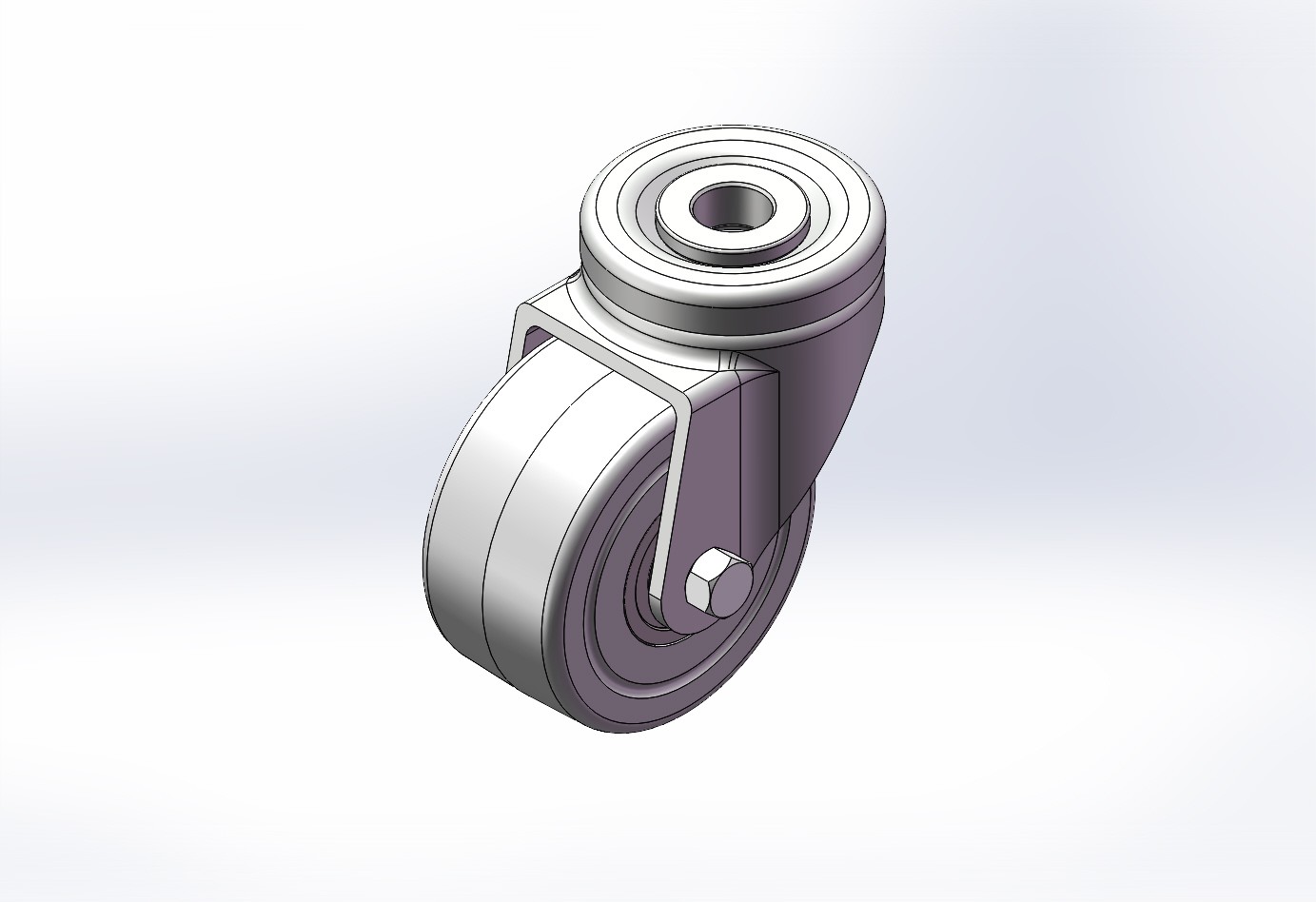 H336030-H125-MC.NY 60x30mm MC尼龙活动轮