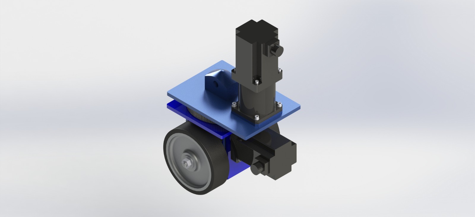 两驱电动集装箱行走轮