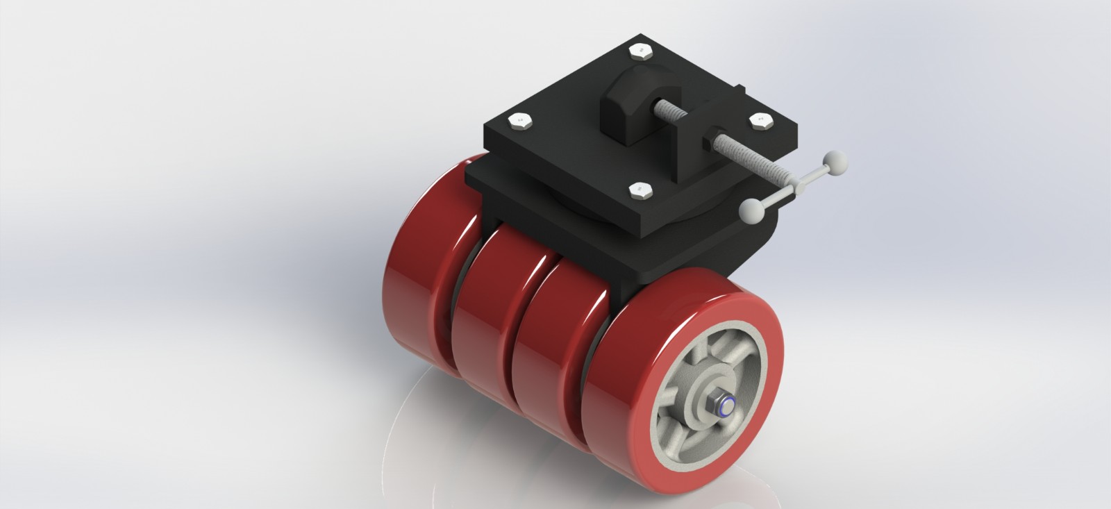 K92124-ISTD-MPCI 4轮组12x4超重型集装箱脚轮.STL