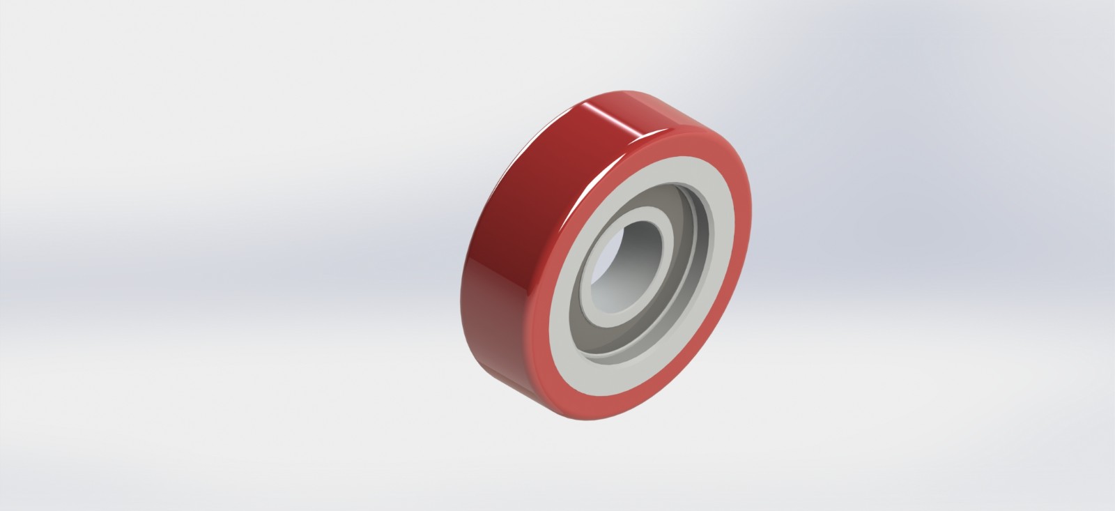 80x25mm钢芯包PU单轮.STL