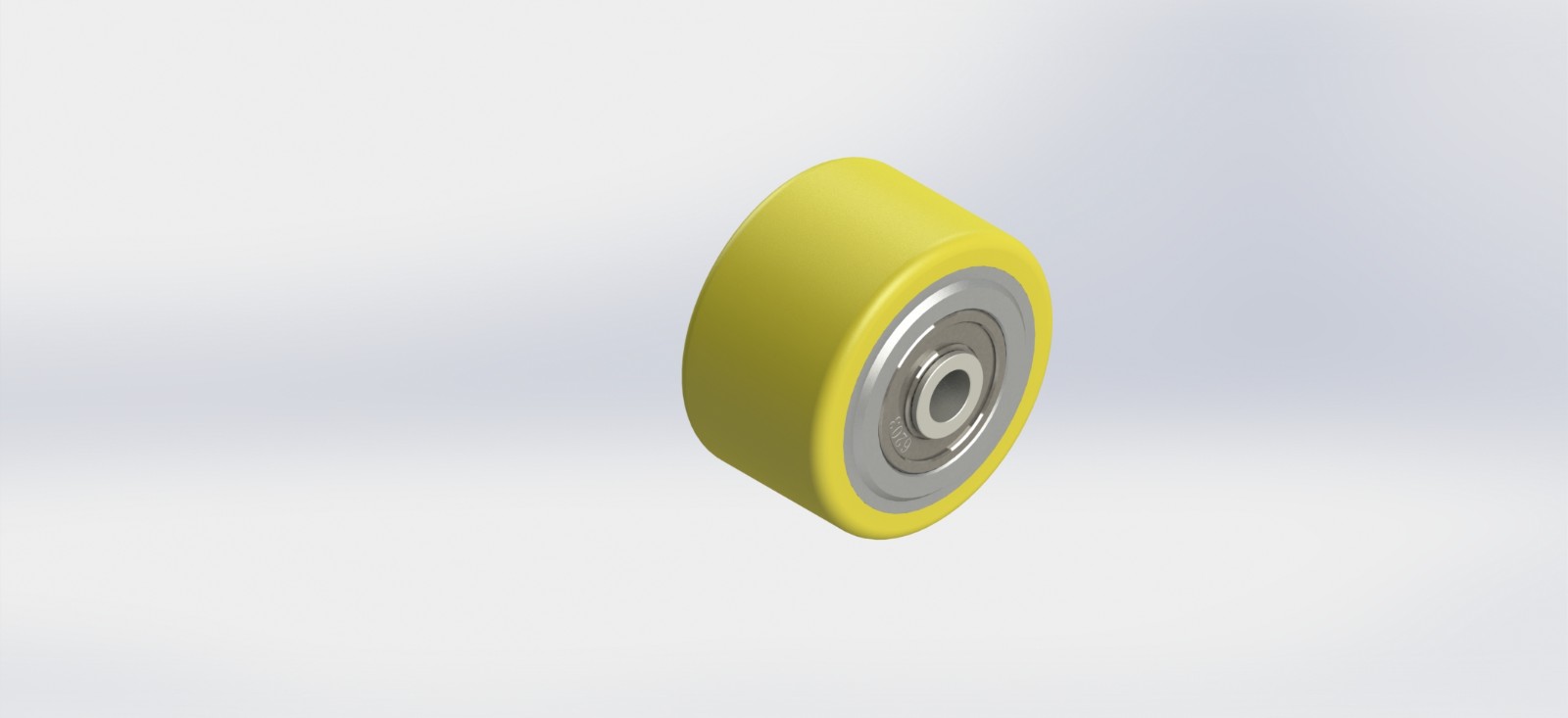 W7545-PAL.B3 75x45mm铝芯包PU单轮6203双轴.STL