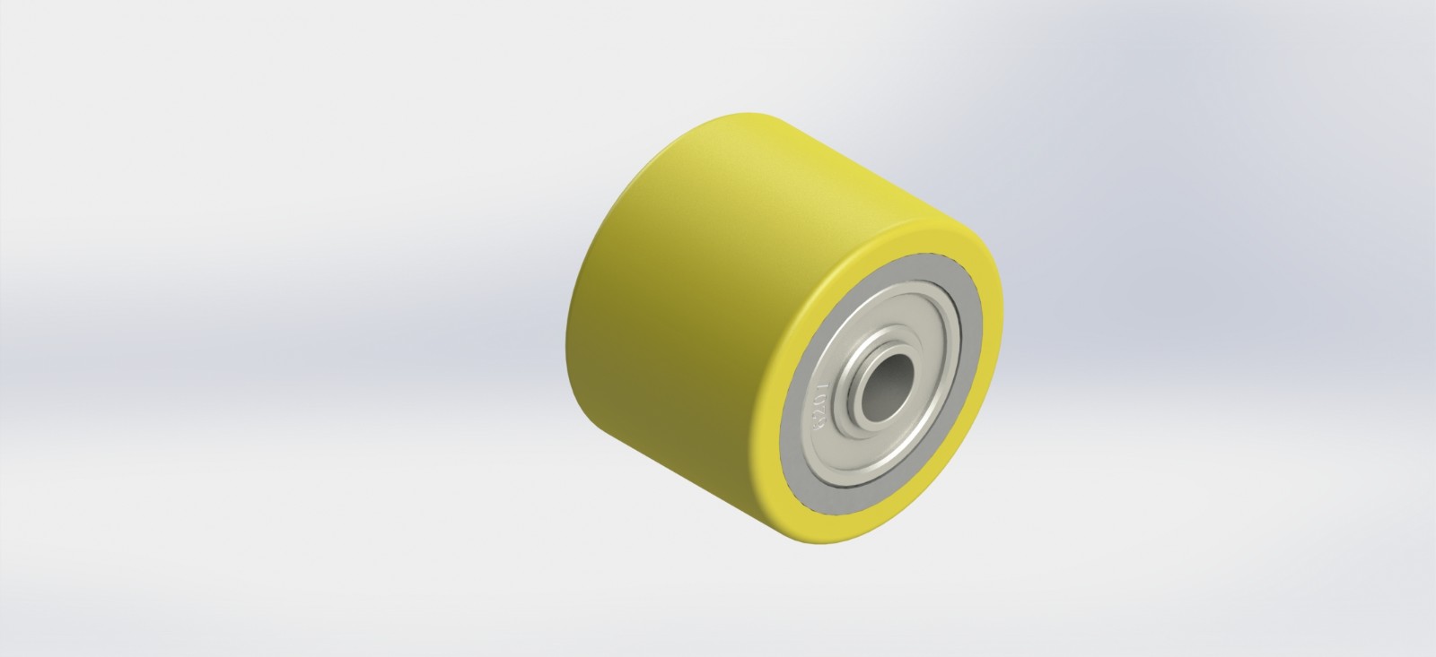 W5038-PAL.B1 50x38mm铝芯包PU单轮 6201双轴.STL