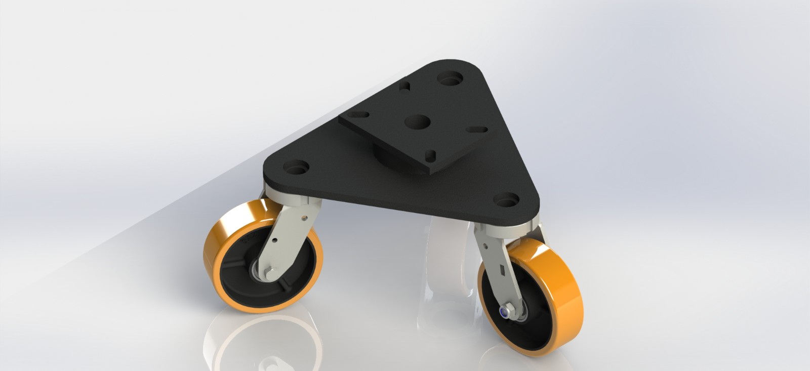 KS80632-01-PCI 6x2三角乌龟轮总高257mm