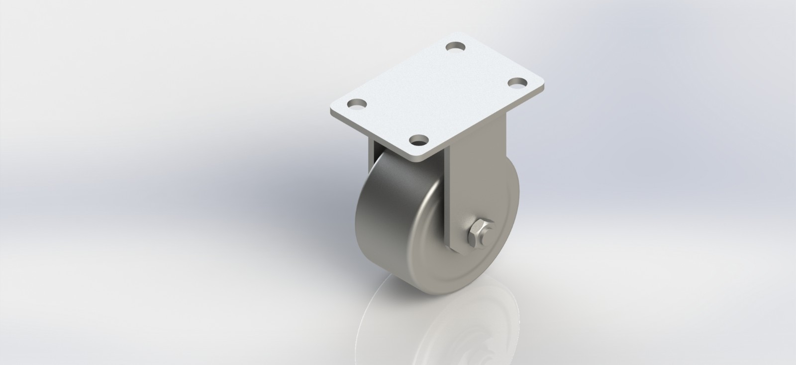 80mm 固定不锈钢316脚轮