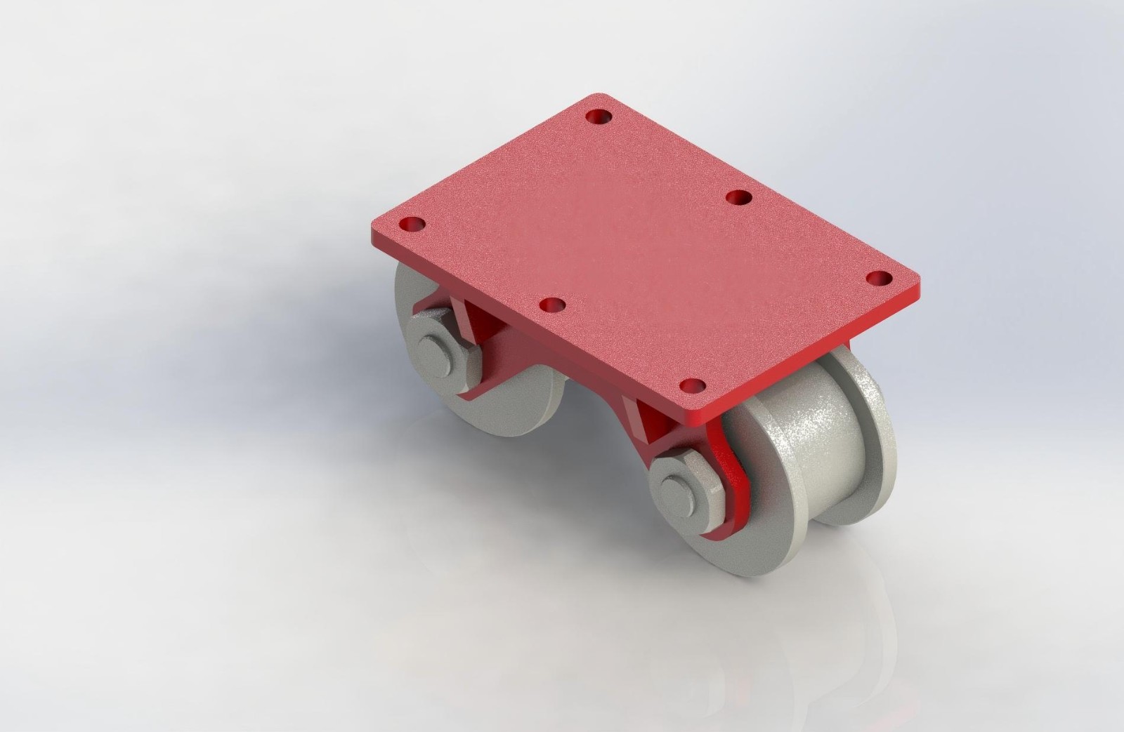 K90170802R-350250-HDC 170x80 H型背靠背固定导轨轮