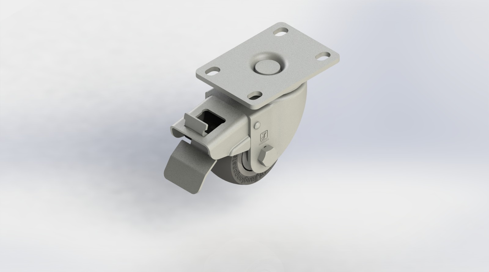 4230B-01-TPR 3x1.25寸塑心TPR活动双刹车轮.STL