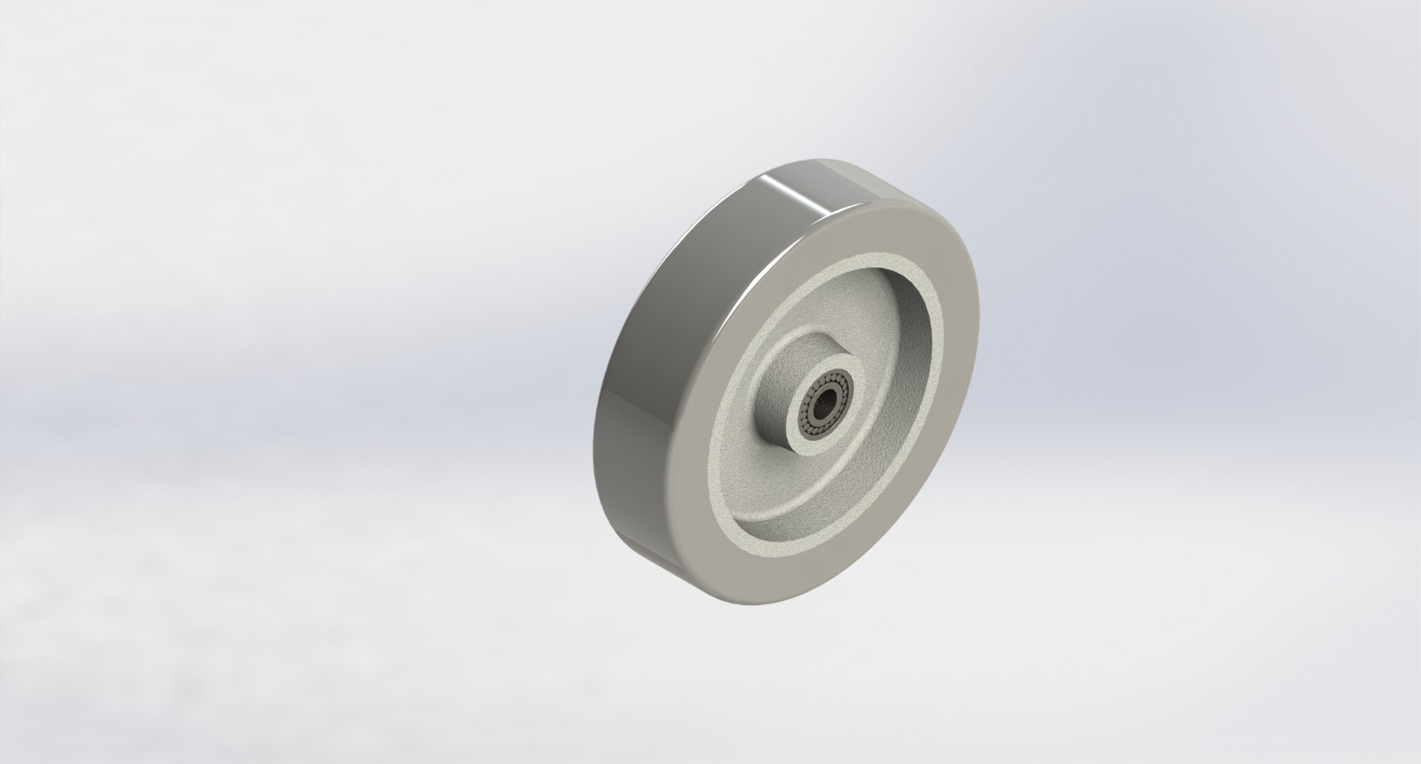 W1025-MPCI-LM11949 10x2.5英尺耐高温铸铁包PU单轮（LM11949）轴承